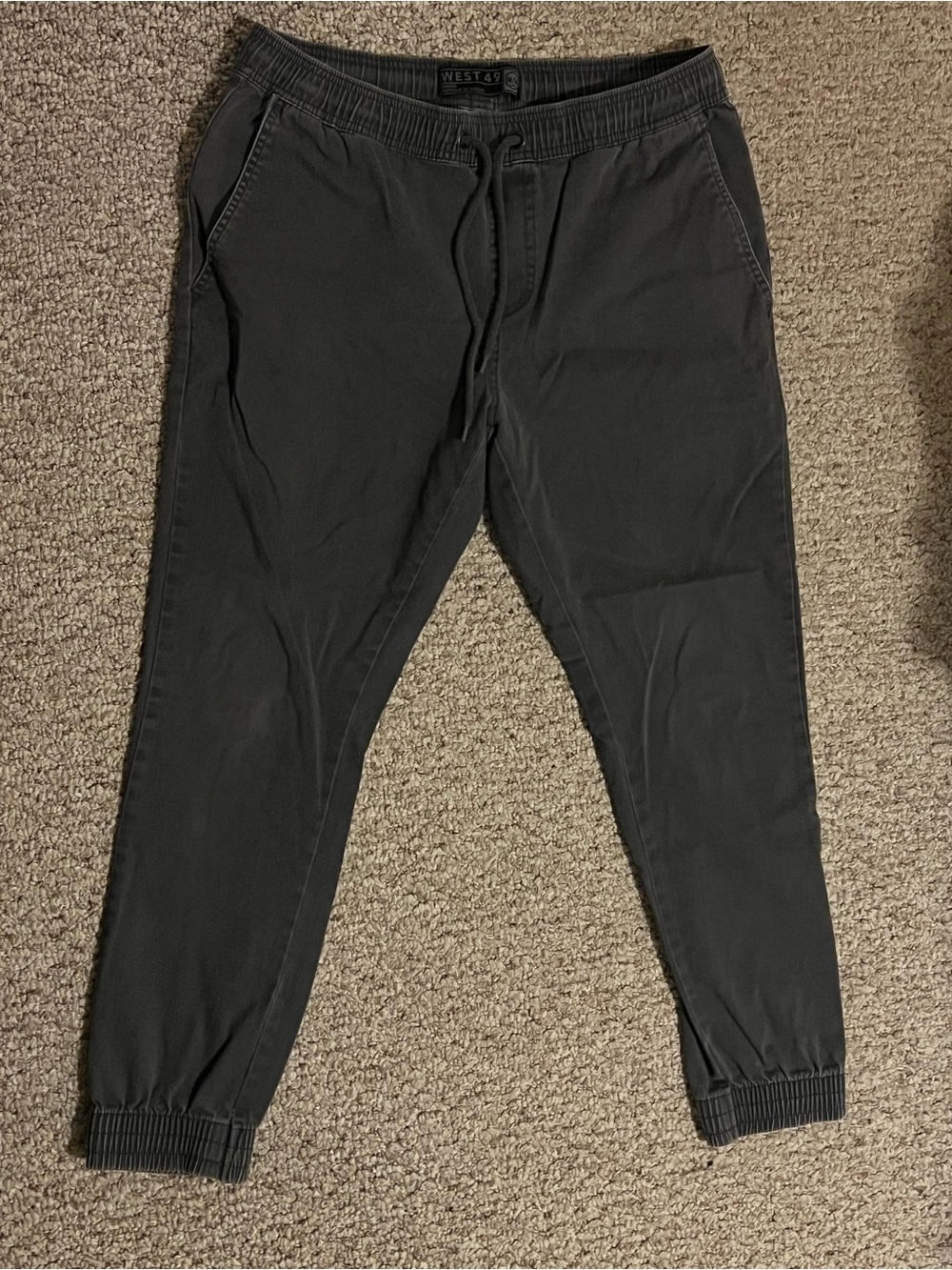 West 49 Charcoal Jogger Pants size Medium